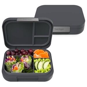 Bentgo Modern Bento Lunch Box Dark Gray 3-4 Comp Leak-Resistant BPA-Free 5.5 Cup